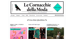 Desktop Screenshot of lecornacchiedellamoda.com